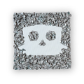 Un visage fait de détails (Mini faux Dollars)